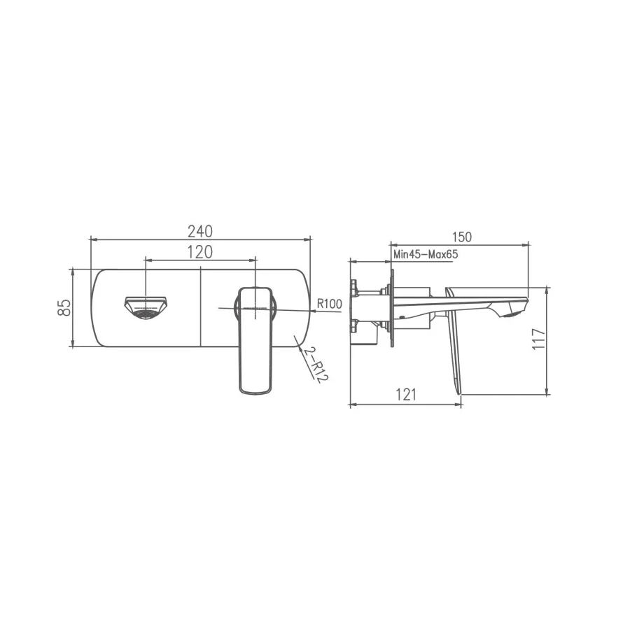 Смеситель для раковины Haiba HB80548-7
