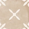 Керамогранит Harmony Peronda Pangea Clay Flower LT матовый бежевый 3386040802 22,3х22,3 см