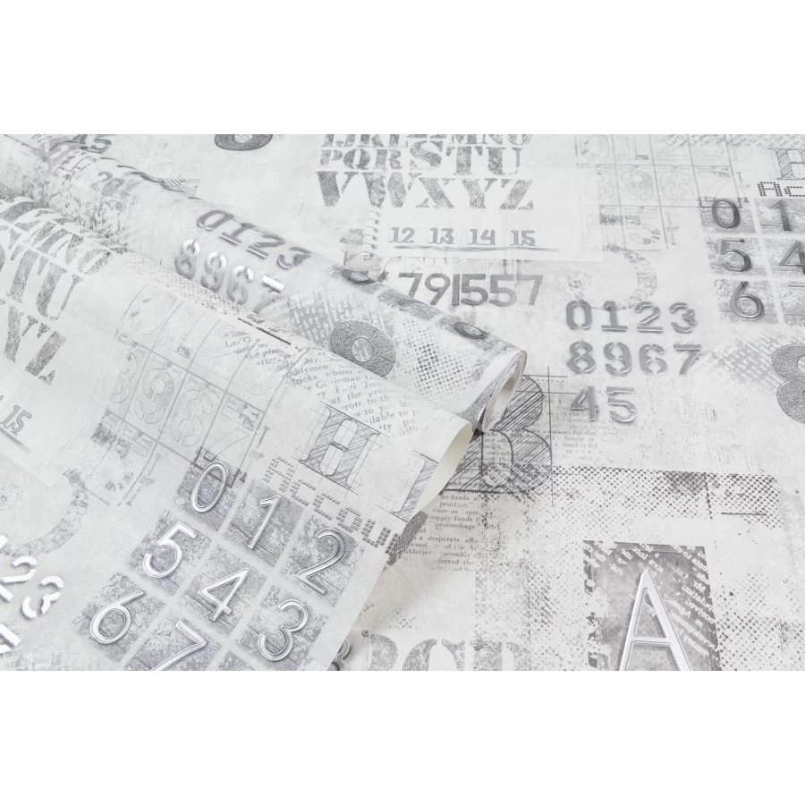 Обои флизелиновые VOG Collection П Аккаунт серые VV71920-14 1,06х10,05 м