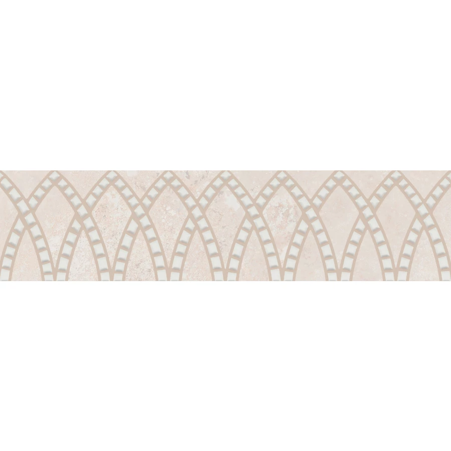 Бордюр Kerama Marazzi Литос обрезной матовый бежевый светлый KMB3STA021BR 30x7,2 см