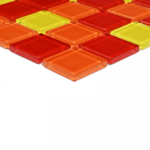 Мозаика Bonaparte Стеклянная мозаика Fruit mix 25х25 глянцевая многоцветная 30х30 см