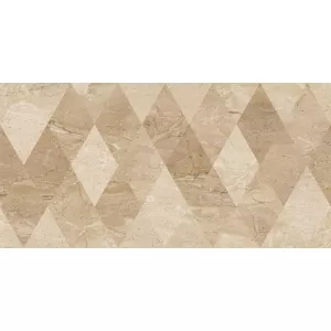 Декоративная плитка Golden Tile Marmo Milano rhombus бежевый 8M1061 60х30 см