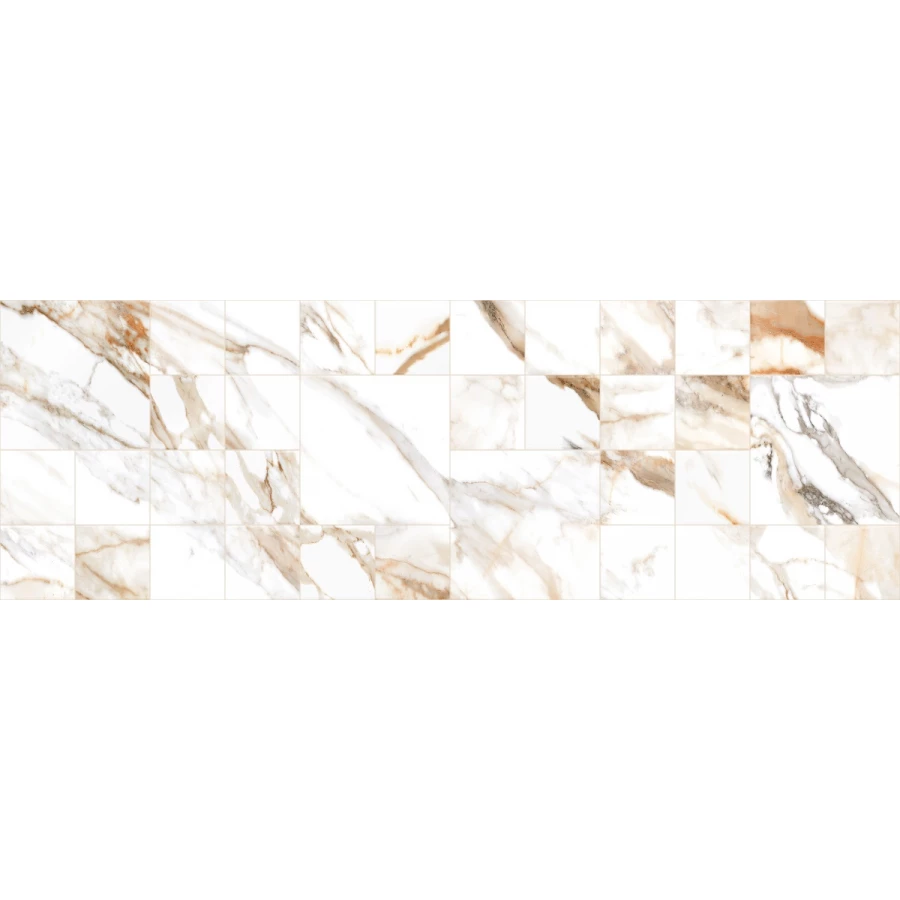 Плитка настенная Primavera Duchess Gold Decor 02 glossy DG13-02 90х30 см