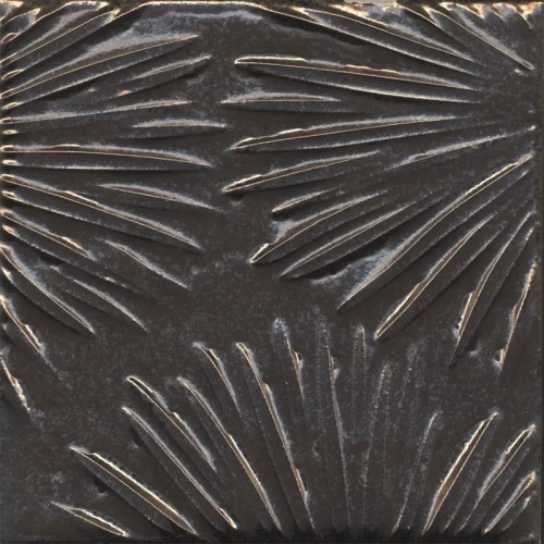 Плитка настенная Kerama Marazzi Агдаль 4 Декор металл структура матовый коричневый KMD2SFE002BN 15x15 см