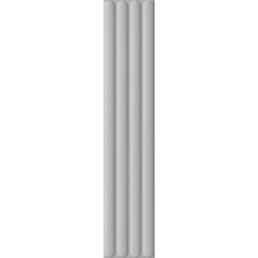 Плитка настенная DNA Tiles Plinto out grey matt 54,2х10,7 см