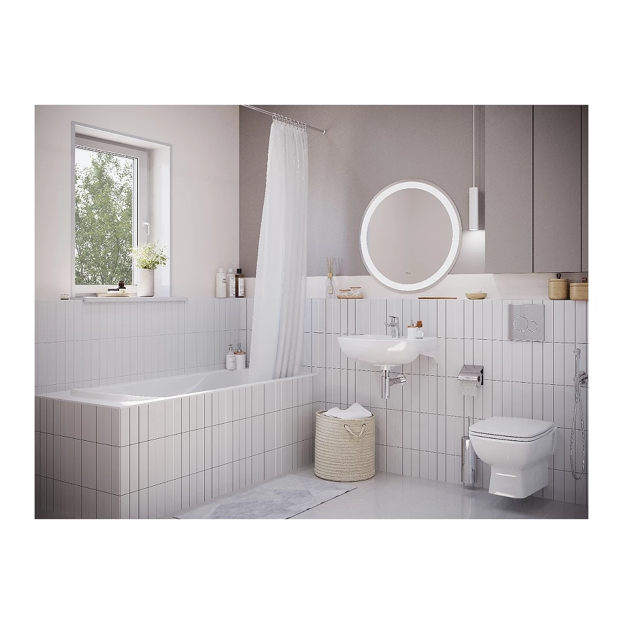 Унитаз Santek Нео пэк rimless подвесной безободковый с тонким сиденьем инсталляция панель черный матт 1.WH50.1.777