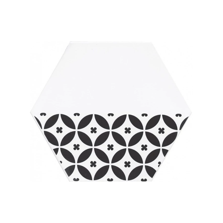 Плитка настенная Kerama Marazzi Буранелли Декор матовый белый 23,1х20 см см