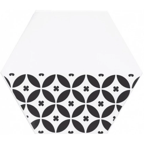 Плитка настенная Kerama Marazzi Буранелли Декор матовый белый 23,1х20 см см