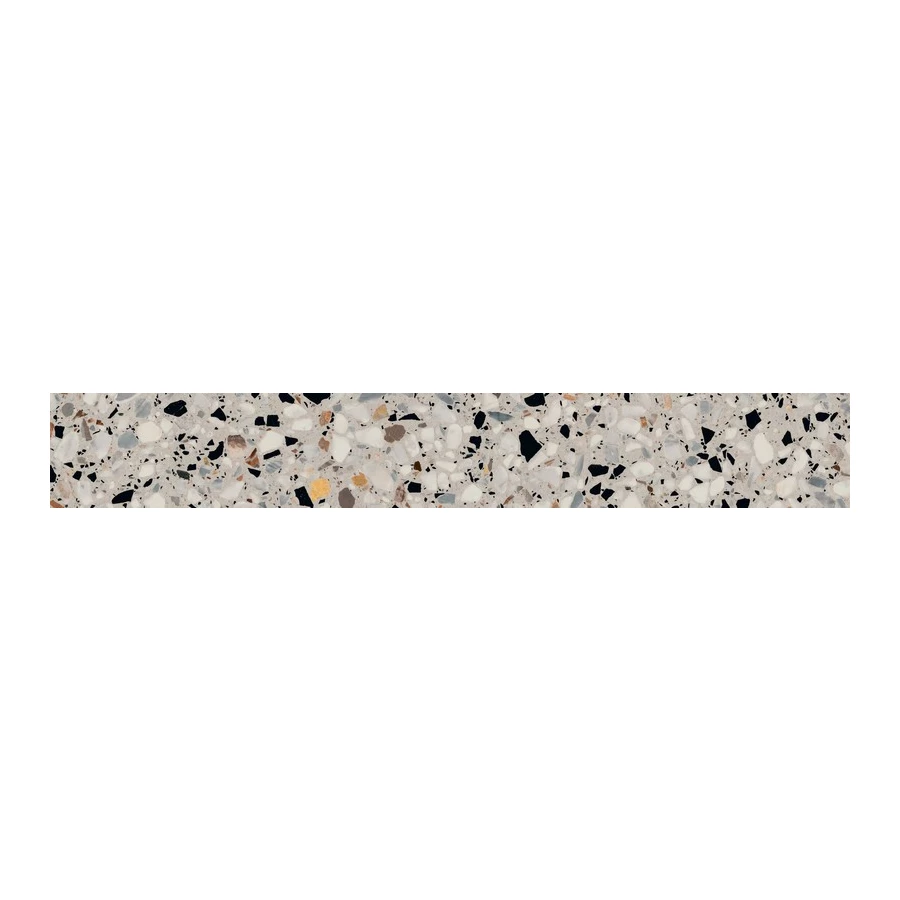 Керамогранит Kerama Marazzi Бричиола Плинтус обрезной матовый белый KM6060G0001RBT6 60x9,5 см