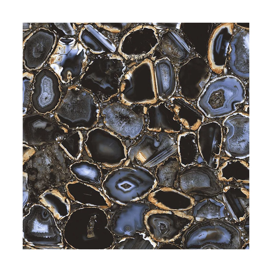 Керамогранит ITC ceramic Jewel Blue High Glossy 60x60 см