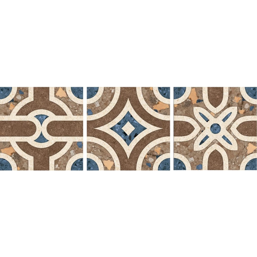 Керамогранит Gresant Artstone Infinia Collection Rock Florida Zinc Matt матовый коричневый 40х40 см