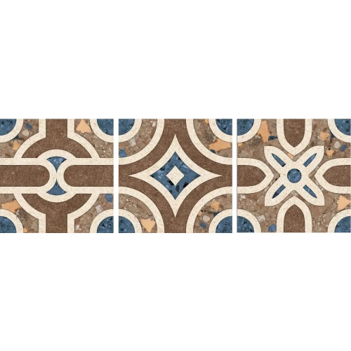 Керамогранит Gresant Artstone Infinia Collection Rock Florida Zinc Matt матовый коричневый 40х40 см