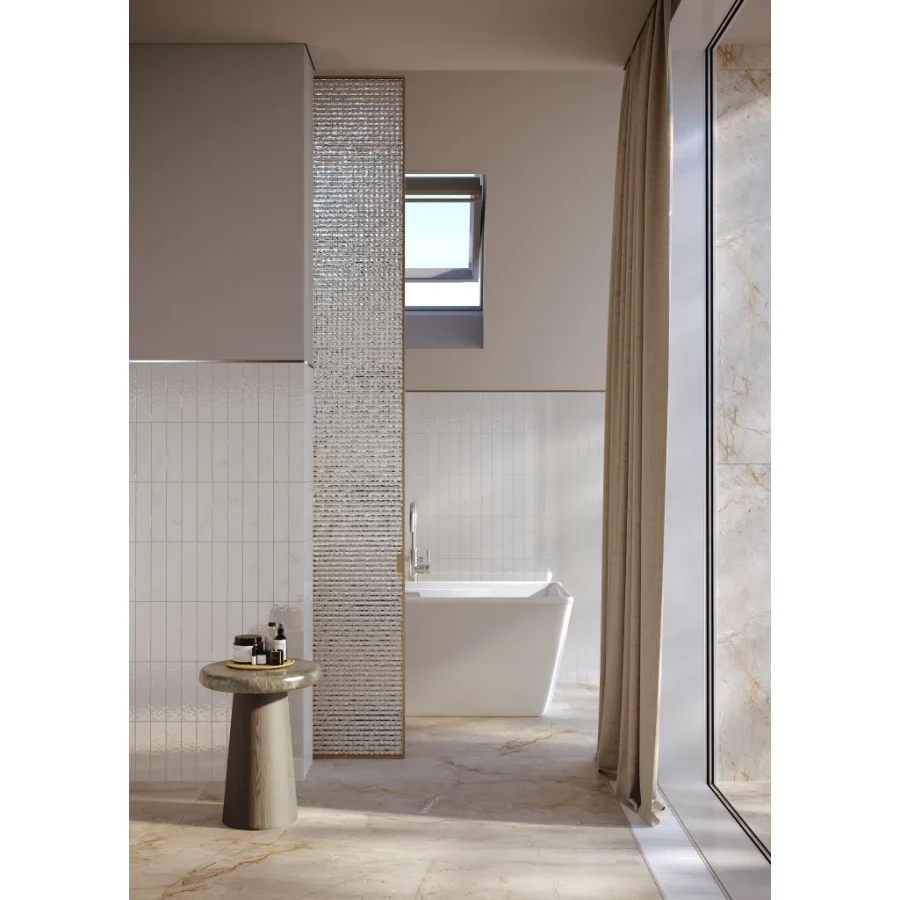 Плитка настенная Creto Magic White глянцевый белый 12-00-4-29-04-00-2563 24х5,85 см