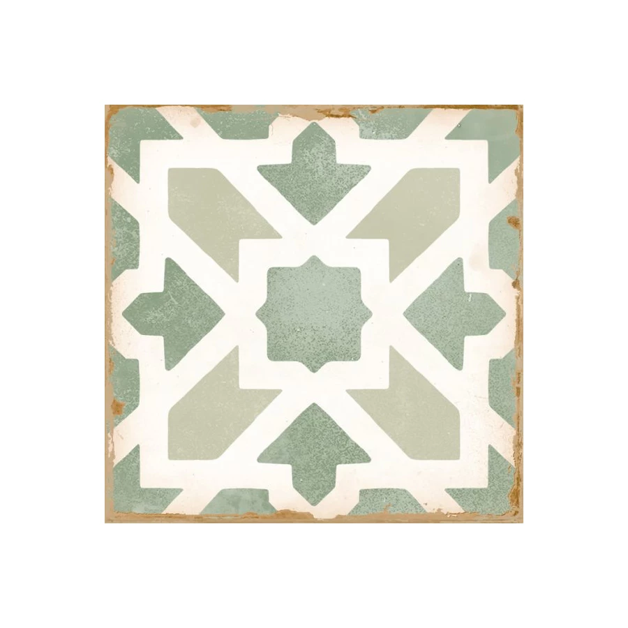 Керамическая плитка Harmony Peronda Casablanca Malik матовая оливковая 0278029421 12,5х12,5 см