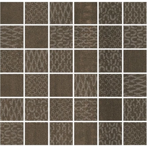 Керамогранит Kerama Marazzi Про Дабл Декор мозаичный матовый коричневый DD201320/MM 30x30 см