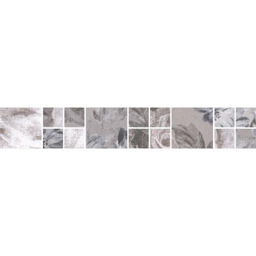 Бордюр Kerama Marazzi Александрия серый мозаичный SG186\002 30х4,8 см