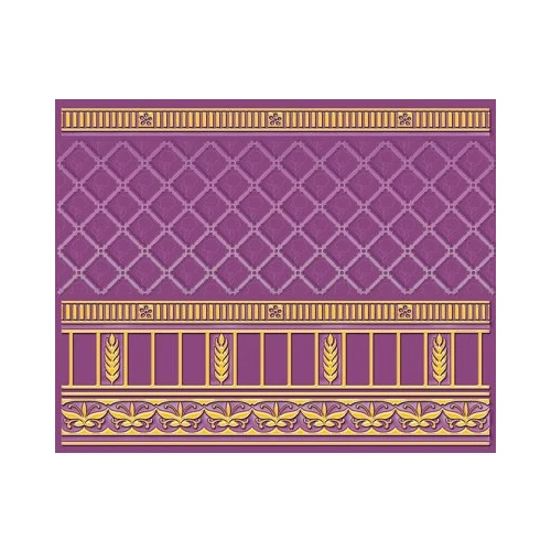 Бордюр 1721 Ceramique Imperiale Воспоминание 05-01-1-93-03-56-886-0 фиолетовый 20х25 см