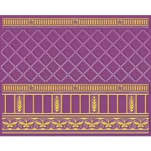 Бордюр 1721 Ceramique Imperiale Воспоминание 05-01-1-93-03-56-886-0 фиолетовый 20х25 см