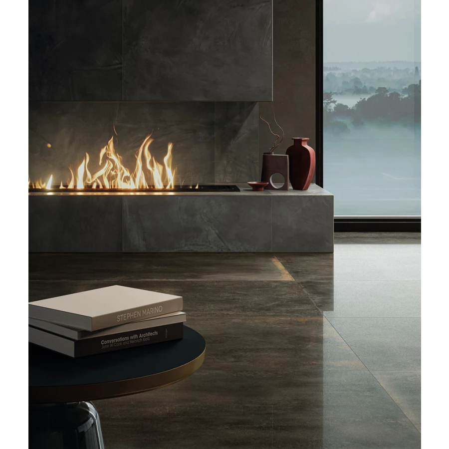 Керамогранит Italon Континуум Брасс Дарк Шлифованный 610015000646 160х80 см