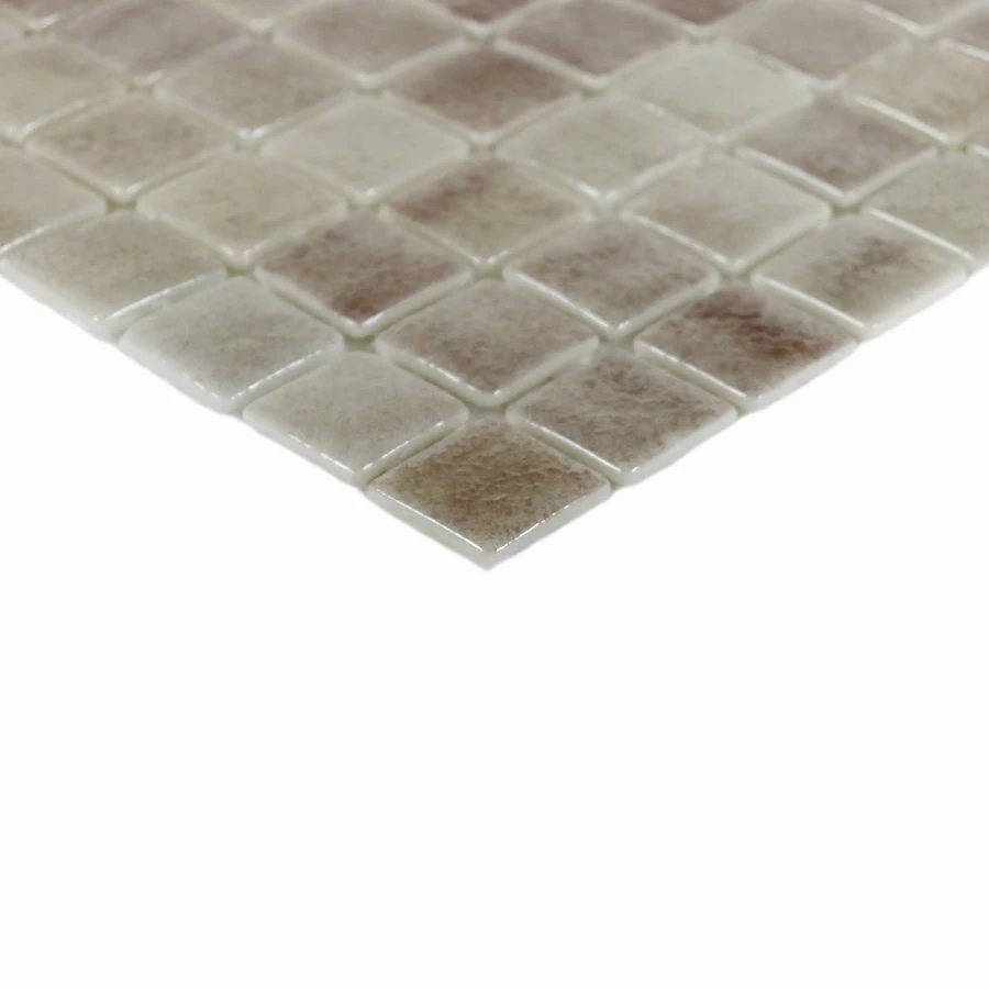 Мозаика Bonaparte Стеклянная мозаика Atlantis Grey 24х24 глянцевая серая 31,5х31,5 см