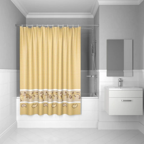 Штора для ванной комнаты Iddis Basic B52P218i11 бежевый 200*180 см