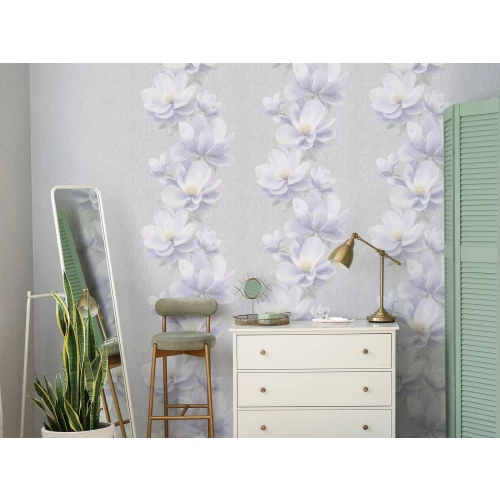 Обои бумажные Аспект Ясмин серые 10140-46 0,53х10,05 м