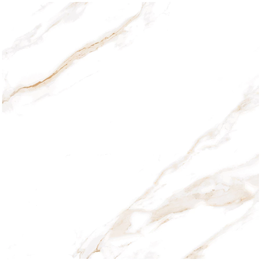 Керамогранит Ceradim Calacatta Regal Gold Полированный белый 60х60 см