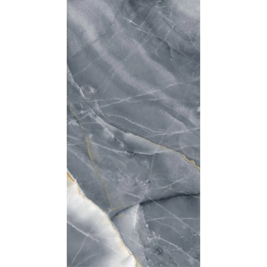 Керамогранит Global Tile Aristocrat глянцевый темно-серый GT1206015309PR 120х60 см