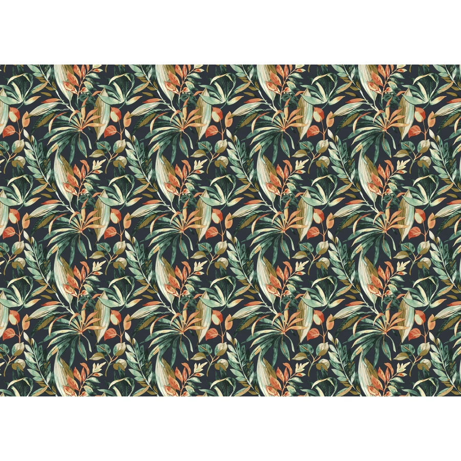 Обои флизелиновые Grandeco Karuna синие A 71202 0,53х10,05 м