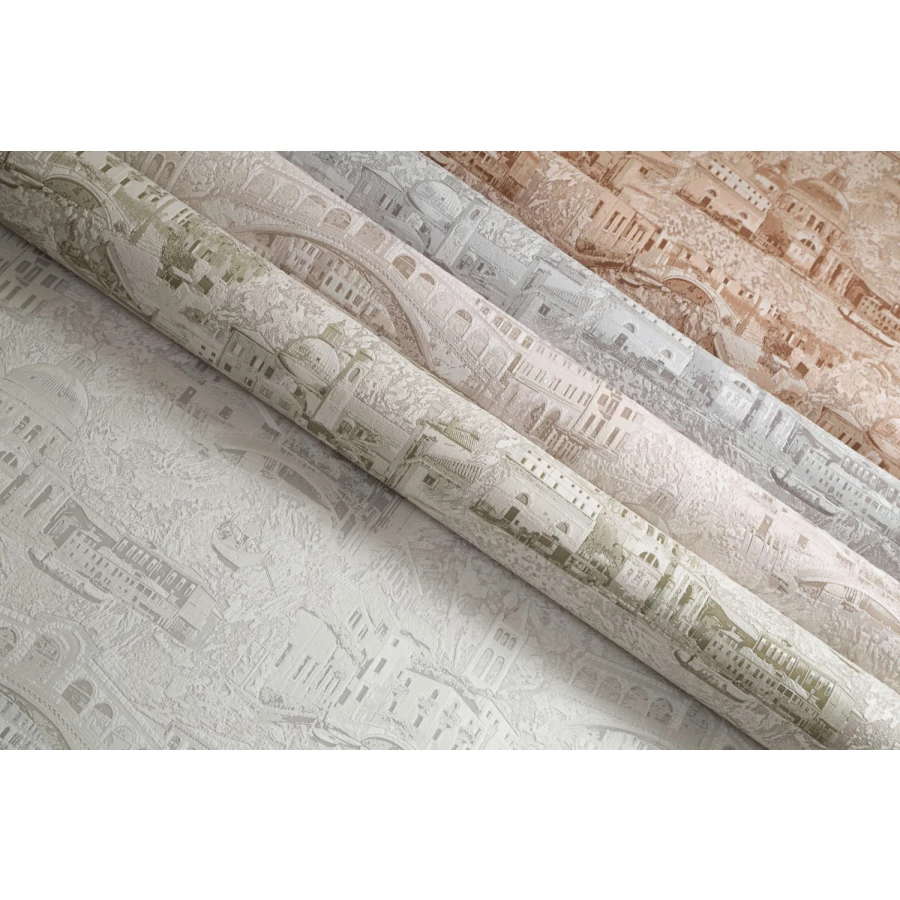 Обои флизелиновые Palitra Home HomeColor Serra серые HC31051-24 1,06х10,05 м