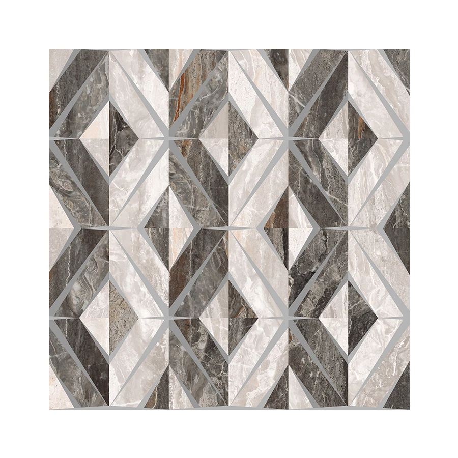 Декор Bergamo Геометрический Микс Теплая гамма K946629LPR 60x60 см