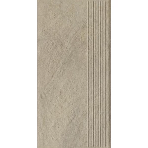 Ступень Ceramika Paradyz Eremite Crema Stopnica Prosta Struktura Mat 60х30 см