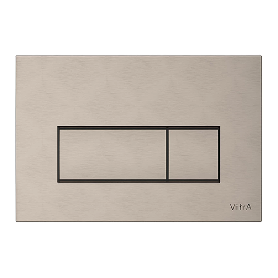Панель смыва Vitra Root Square никель 740-2395