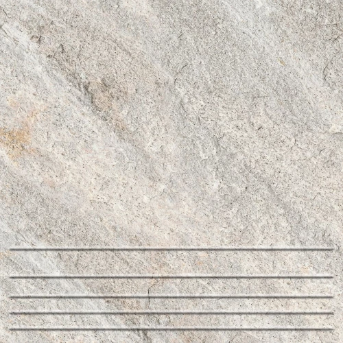 Клинкер ступени Керамин Базальт 7 матовый светло-серый 298,х29,8 см