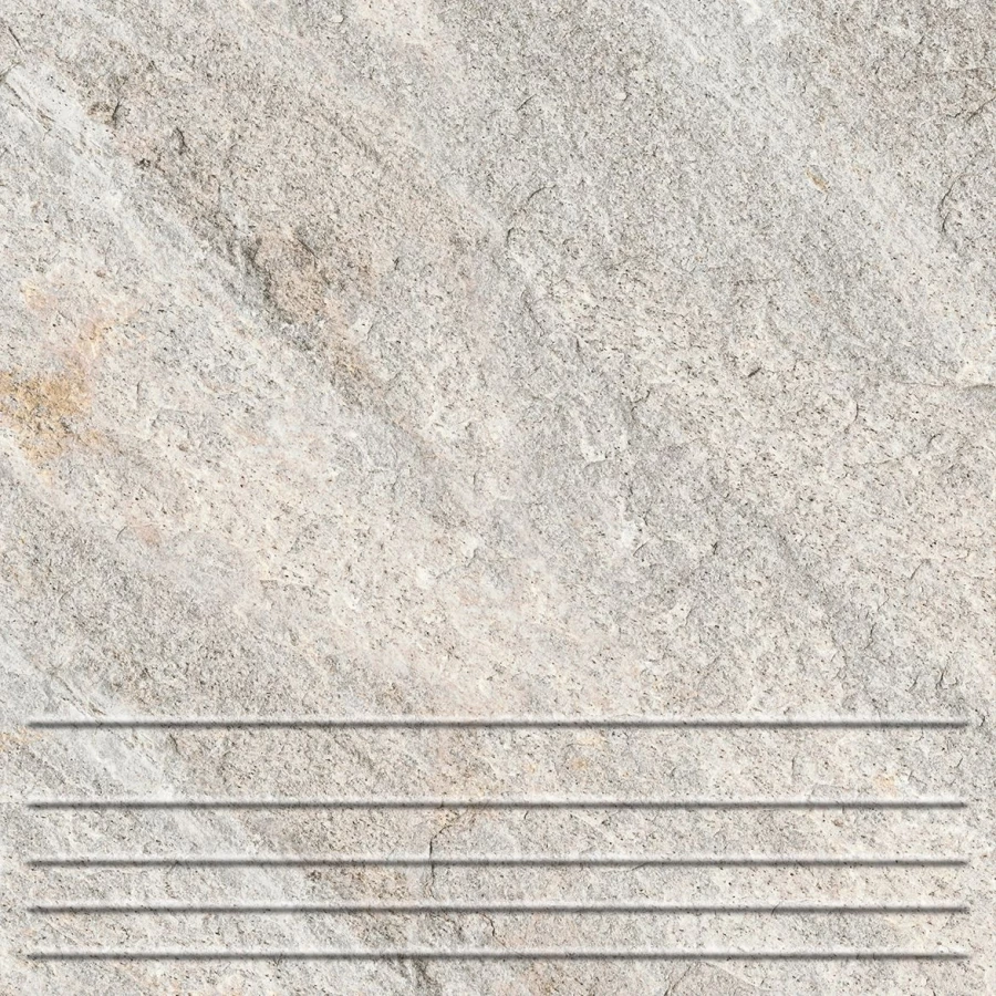 Клинкер ступени Керамин Базальт 7 матовый светло-серый 298,х29,8 см