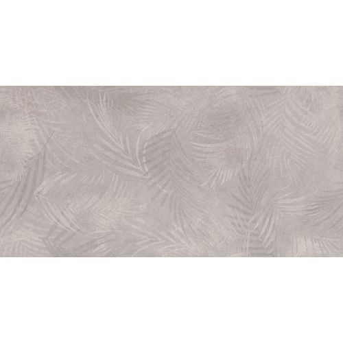 Керамогранит Meissen Keramik Floresta листья светло серый ректификат 17549 120х60 см