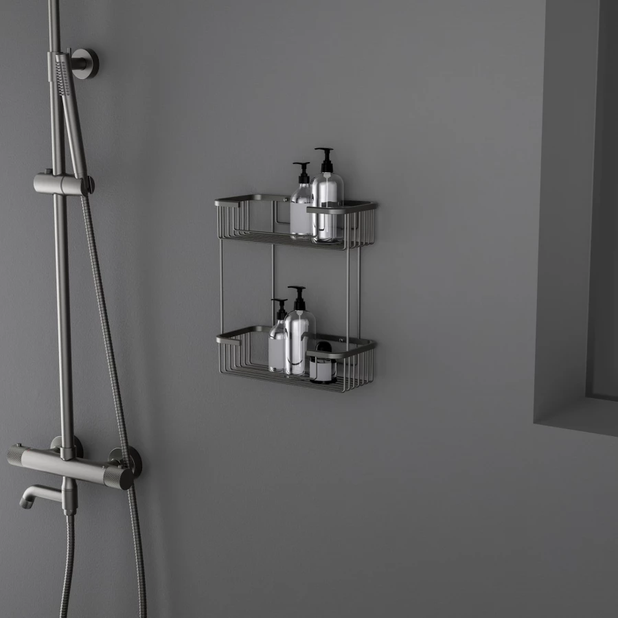 Полка Timo Saona двойная черное золото 13083/18