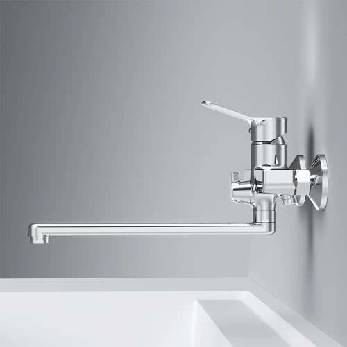 Смеситель для ванны и душа Am Pm X-Joy с длинным изливом F85A90000