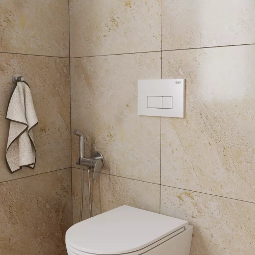 Клавиша смыва D&K Rhein белый DB1499016