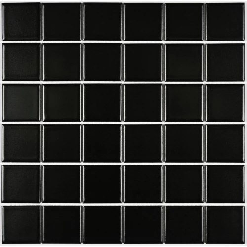Мозаика Bonaparte Керамогранитная мозаика Manila Black 48х48 матовая черная 30,6х30,6 см