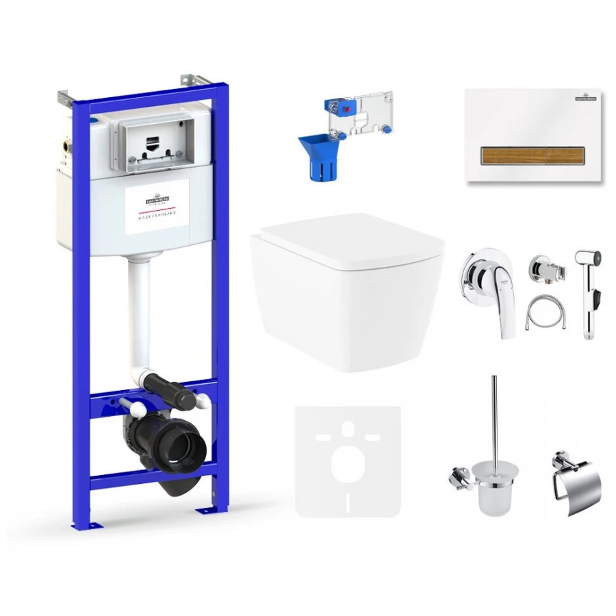 Унитаз Lavinia Boho Relfix Aveo Rimless 75110727 (комплект 10 в 1)