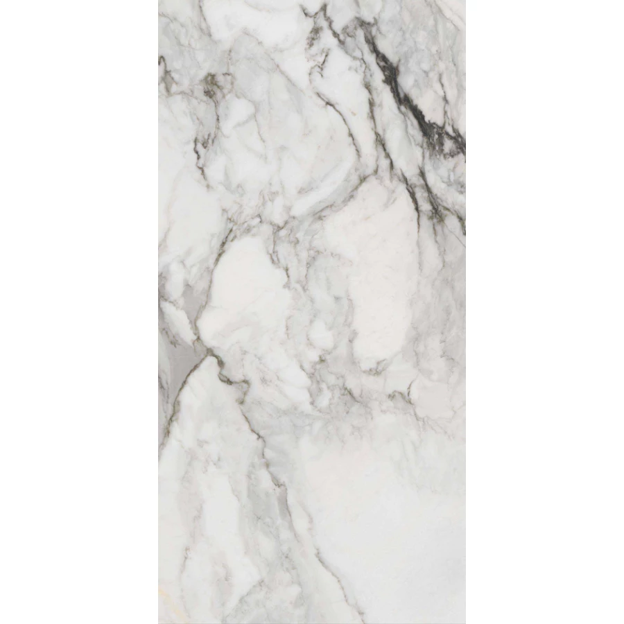 Керамогранит Realistik Prime White Lapato Carving белый 120x60 см