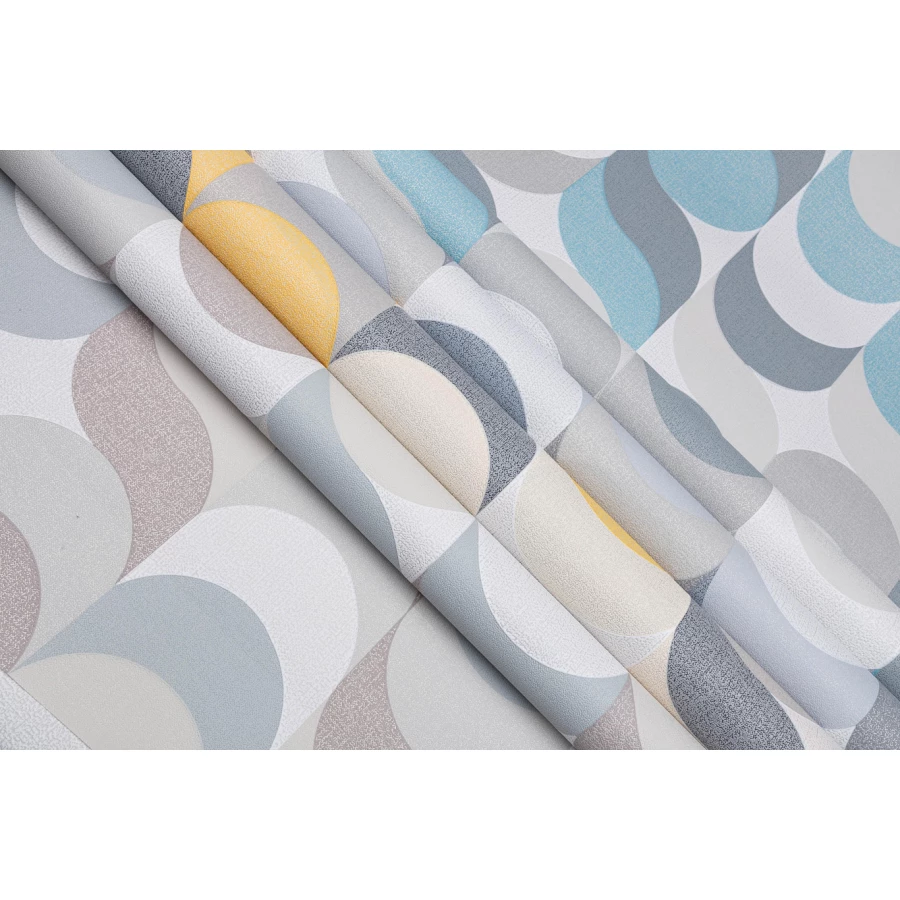 Обои флизелиновые Palitra Home Confetti HomeColor серые HC31185-47 1,06х10,05 м