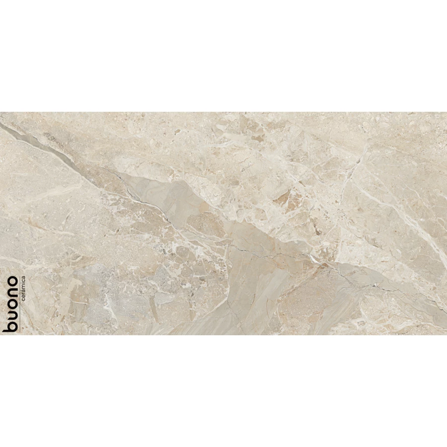 Керамогранит Buono Stones Irwin Glossy бежевый S4435P 120х60 см