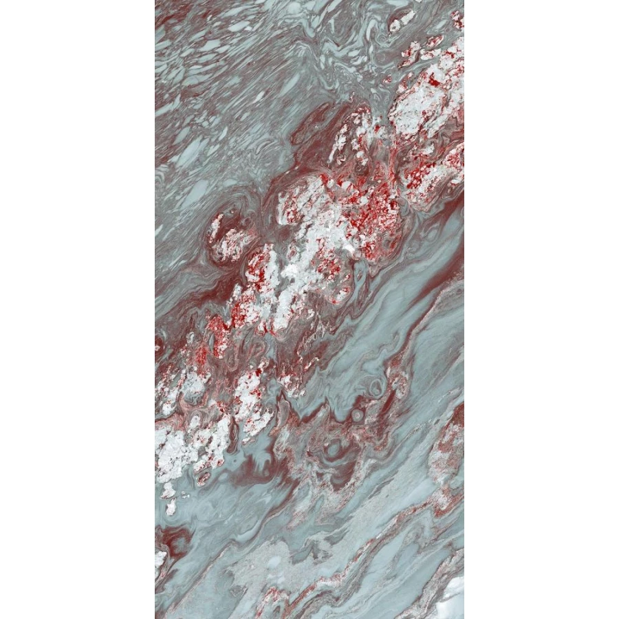 Керамогранит Bluezone Santorini Drizzle Nebula Series глянцевый бирюзовый BZ75716 120х60 см