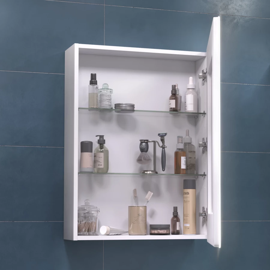 Зеркало шкаф Vigo Geometry Step 600 навесной 301 59.7x79 см