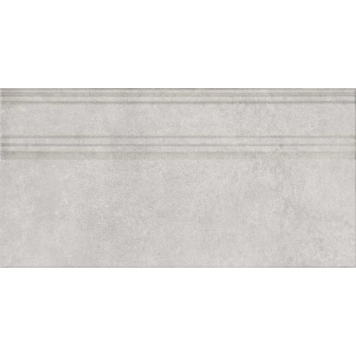 Плинтус Kerama Marazzi Догана обрезной матовый серый светлый FME021R 40x20 см