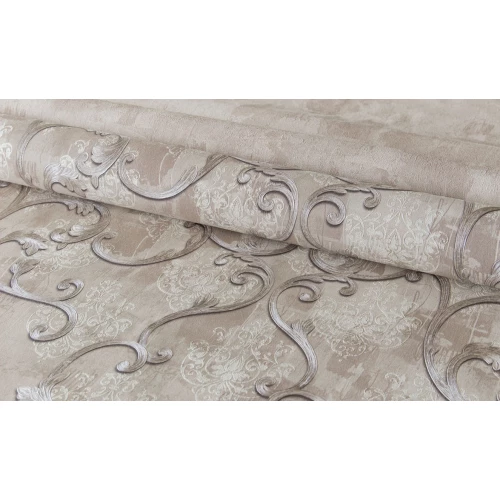 Обои флизелиновые Аспект Ницца бежевые 70331-18 1,06х10,05 м