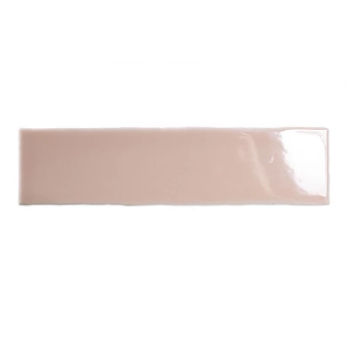 Плитка керамическая DNA Tiles Еcлат Пинк / Eclat Pink глянцевая розовая 126138 30х7,5 см
