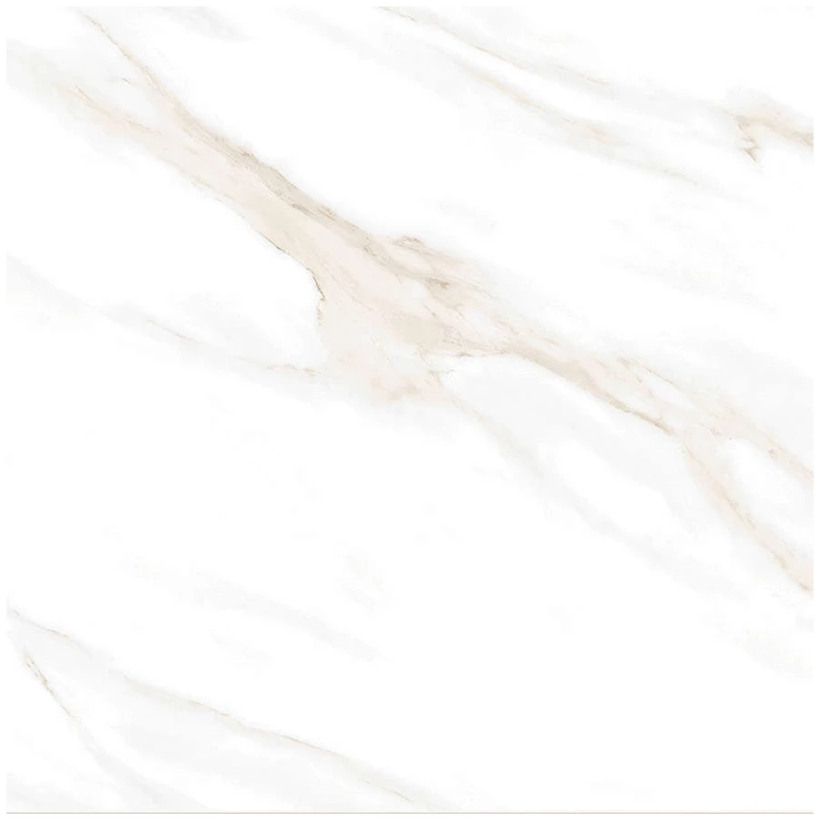 Керамогранит Ceradim Calacatta Clarity Gold матовый белый 60х60 см